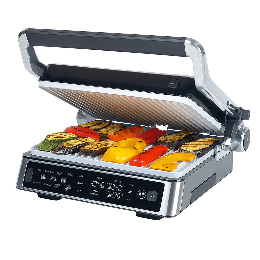 Multifunctionele Genius Chef contactgrill -  10 programma's