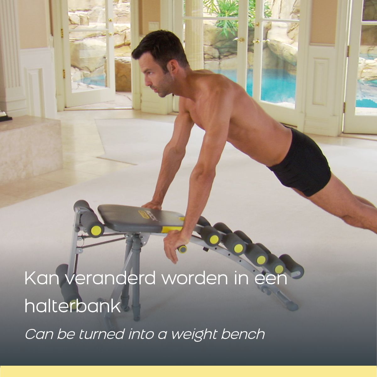 Rock Gym - 6-in-1 Fitnessbank