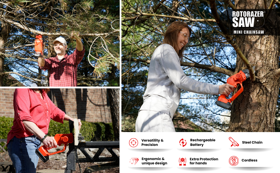 Rotorazer - Mini Kettingzaag chainsaw