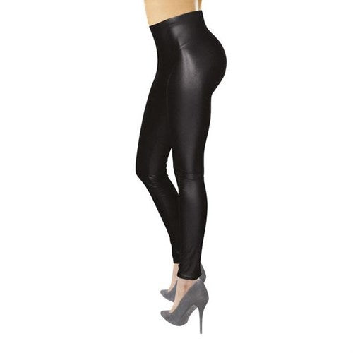 JEGGING LEATHER LOOK BLACK L/XL