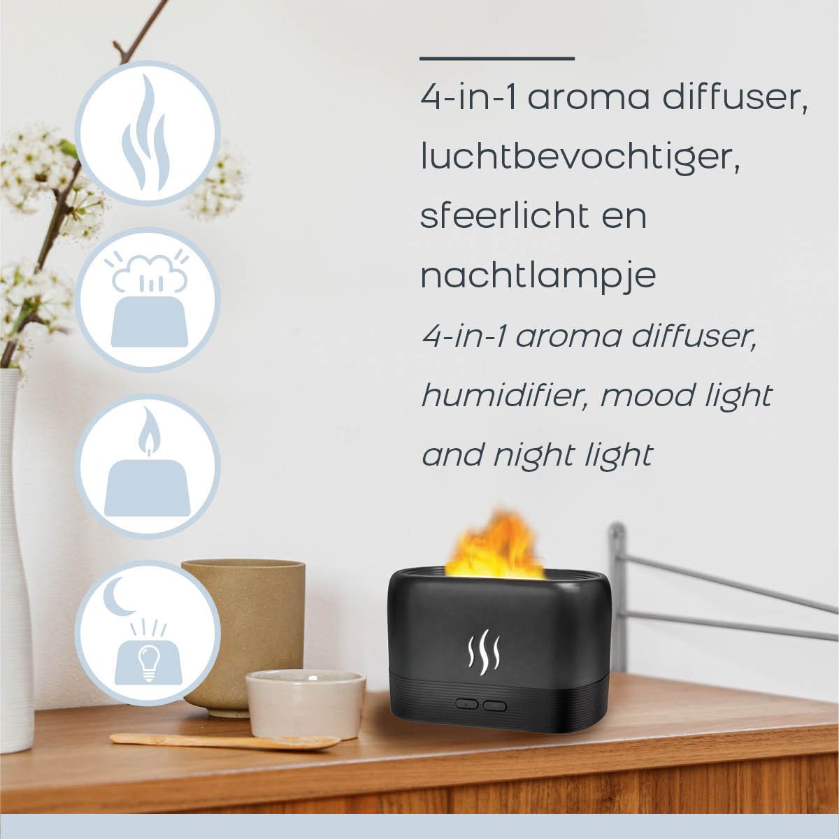 Orange Donkey - Humidy Flame Aroma Diffuser