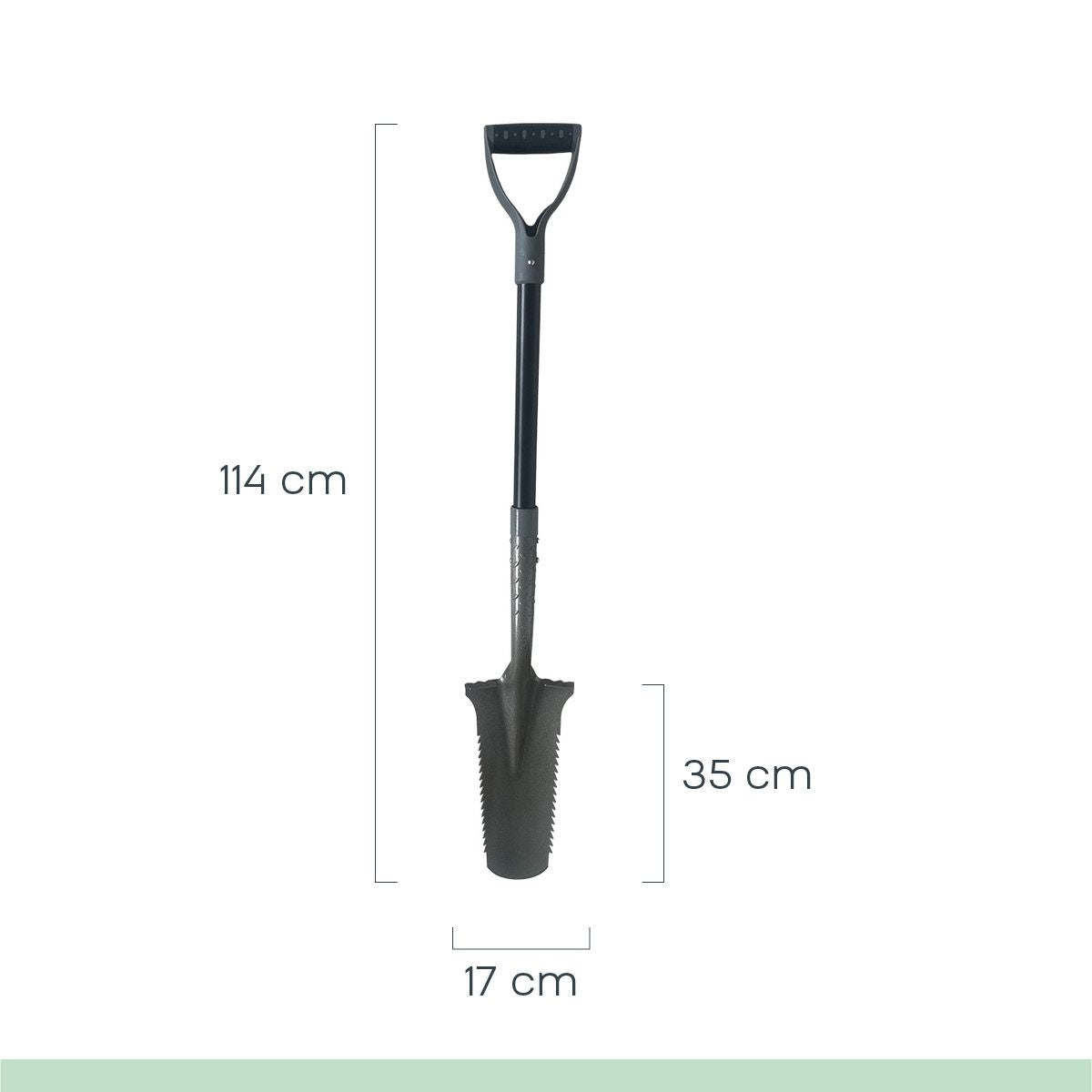 De Wortelkiller – Tuin Spade – Grijs