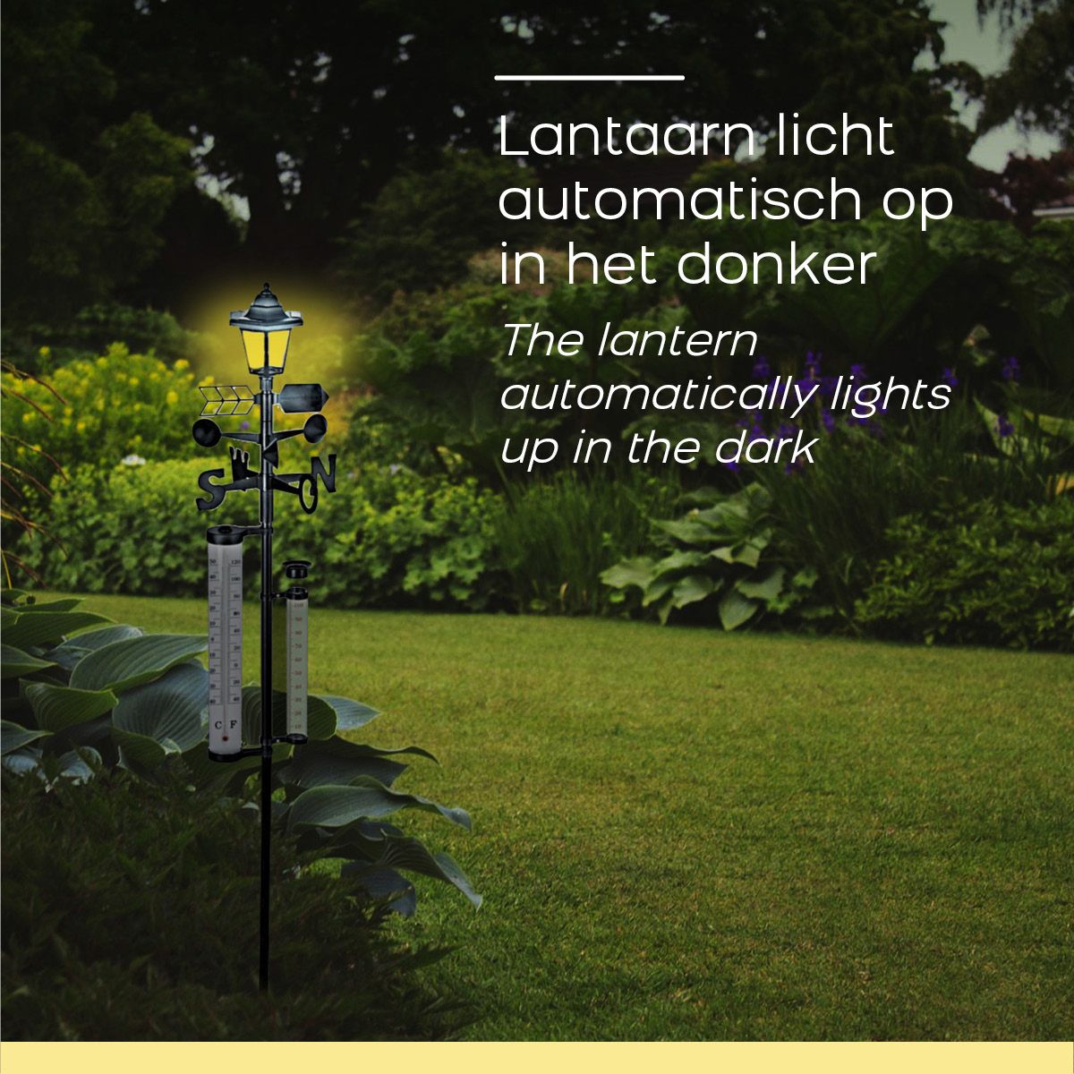 Orange Donkey - Solar Weerstation – 3-in-1