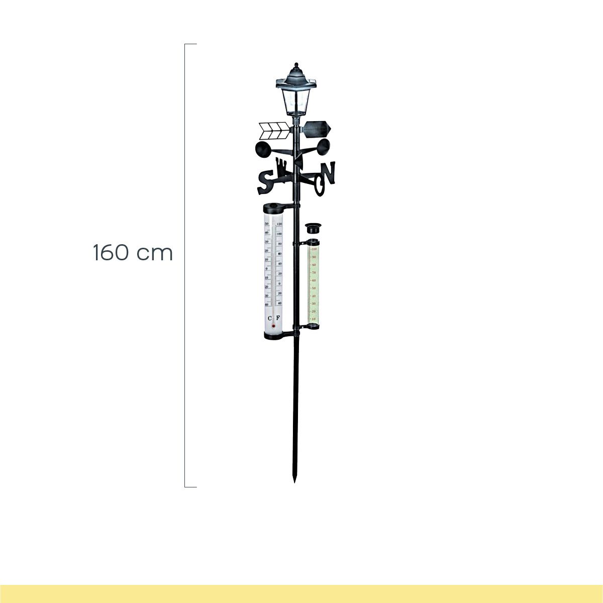 Orange Donkey - Solar Weerstation – 3-in-1