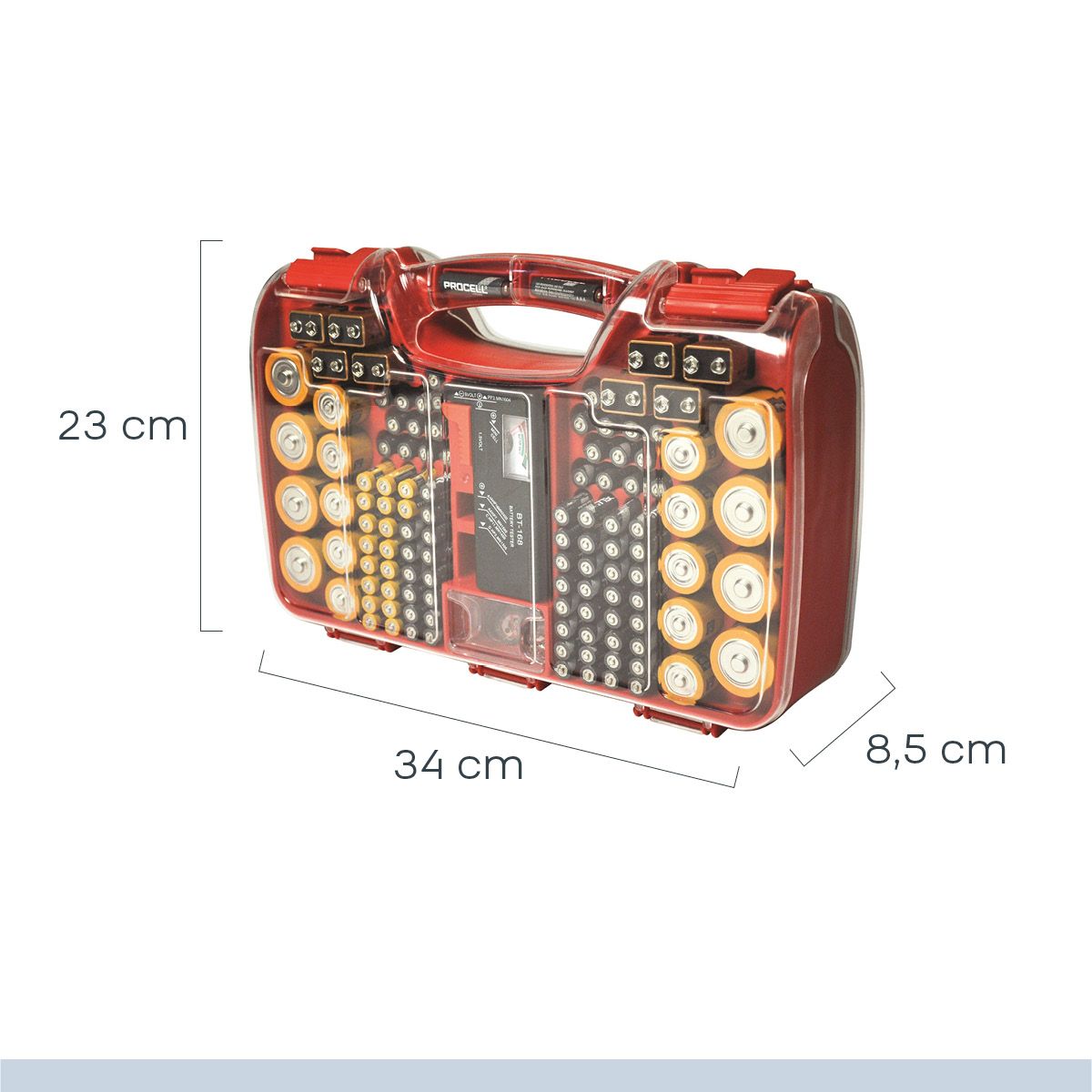 Battery Daddy - Batterijbox - Voor 180 Batterijen