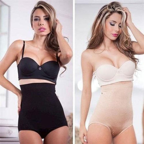 SLIM PANTIES 360 NOIR + BEIGE - belteleachat